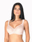 528 Eurobra (Black) Lace Half-Padded Underwire Bra